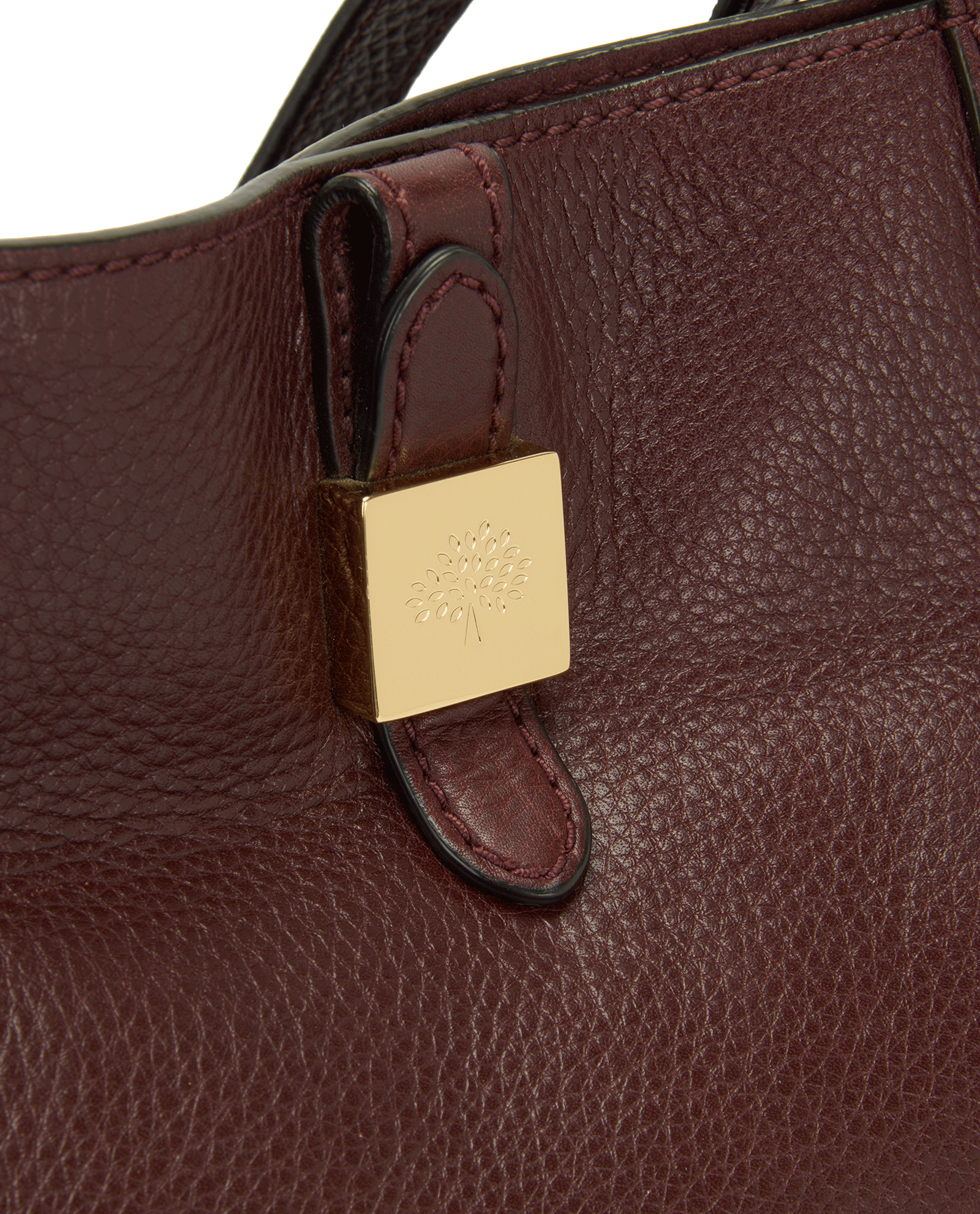 Tessie Tote, &pound;290, Handbags, Burgundy, Leather, Other view